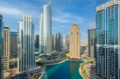 Apartment - Studio - 1 Bathroom for rent in Lake View Tower - JLT Cluster B - Jumeirah Lake Towers - Dubai
