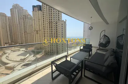 Apartment - 2 Bedrooms - 3 Bathrooms for rent in Trident Grand Residence - Dubai Marina - Dubai