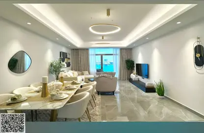 Apartment - 1 Bedroom - 2 Bathrooms for sale in Ajman Creek Towers - Al Rashidiya 1 - Al Rashidiya - Ajman