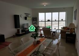 Living / Dining Room image for: Apartment - 2 bedrooms - 3 bathrooms for rent in RAK Tower - Marina Square - Al Reem Island - Abu Dhabi, Image 1
