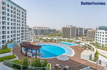 Pool image for: Apartment - 2 Bedrooms - 3 Bathrooms for rent in Al Faridah - Al Raha Beach - Abu Dhabi, Image 1