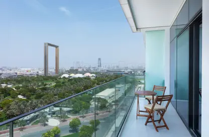 Balcony image for: Apartment - 1 Bedroom - 1 Bathroom for rent in Park Gate Residences - Al Kifaf - Dubai, Image 1