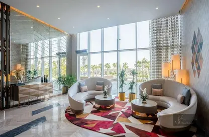 Living Room image for: Apartment - 1 Bathroom for sale in Radisson Dubai DAMAC Hills - DAMAC Hills - Dubai, Image 1