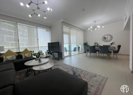 Living / Dining Room image for: Apartment - 2 bedrooms - 4 bathrooms for sale in Al Bateen Residences - The Walk - Jumeirah Beach Residence - Dubai, Image 1