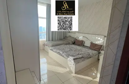 شقة - 2 غرف نوم - 2 حمامات للايجار في أورينت تاور 1 - أورينت تاور - البستان - عجمان
