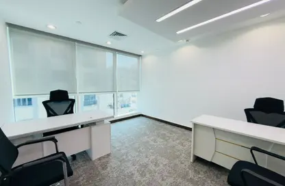 Office Space - Studio - 2 Bathrooms for rent in Hanging Garden Tower - Al Danah - Abu Dhabi