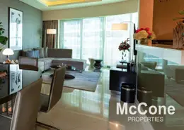 Living / Dining Room image for: Apartment - 1 Bathroom for sale in Tower C - DAMAC Towers by Paramount - Business Bay - Dubai, Image 1