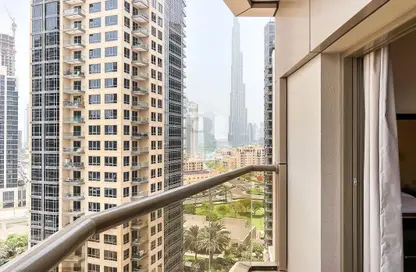 Apartment - Studio - 1 Bathroom for rent in Elite Downtown Residence - Downtown Dubai - Dubai