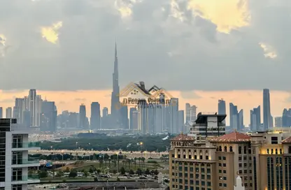 شقة - 3 غرف نوم - 5 حمامات للايجار في حديقة الوليد 1 - حديقة الوليد - الجداف - دبي