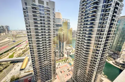 شقة - غرفة نوم - 2 حمامات للايجار في ابراج جرين ليك - (JLT) مجمع S - أبراج بحيرة الجميرا - دبي