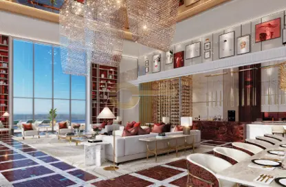 Living Room image for: Apartment - 1 Bedroom - 1 Bathroom for sale in Aykon City Tower A - Aykon City - Business Bay - Dubai, Image 1