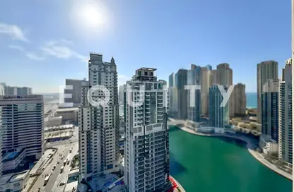 شقة - 2 غرف نوم - 2 حمامات للبيع في برج الزمان والمكان - دبي مارينا - دبي