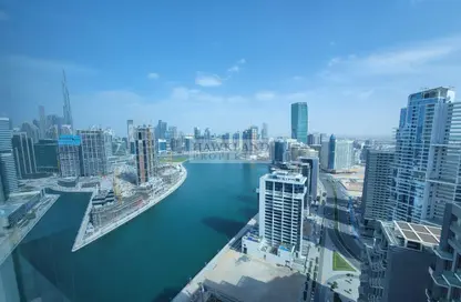 صورة لـ منظر مائي. مكتب - استوديو - 1 حمام للايجار في برج تشرشل للأعمال - أبراج تشرشل - الخليج التجاري - دبي ، صورة رقم 1