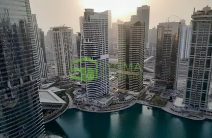 دوبلكس - 2 غرف نوم - 3 حمامات للايجار في برج كونكورد - (JLT) مجمع H - أبراج بحيرة الجميرا - دبي