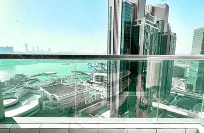 Balcony image for: Apartment - 1 Bedroom - 2 Bathrooms for sale in Marina Blue Tower - Marina Square - Al Reem Island - Abu Dhabi, Image 1