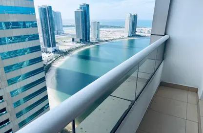 Apartment - 1 Bedroom - 2 Bathrooms for rent in Al Mamzar Tower - Al Mamzar - Sharjah - Sharjah