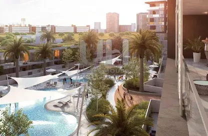 Apartment - 1 Bathroom for rent in The Gate - Masdar City - Abu Dhabi