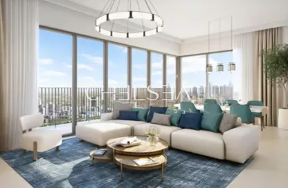 Apartment - 2 Bedrooms - 3 Bathrooms for sale in Seapoint - EMAAR Beachfront - Dubai Harbour - Dubai