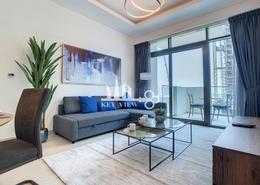 Living Room image for: Apartment - 1 bedroom - 2 bathrooms for rent in Farhad Azizi Residence - Al Jaddaf - Dubai, Image 1
