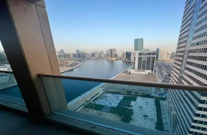 شقة - غرفة نوم - 2 حمامات للايجار في برج تشرشل السكني - أبراج تشرشل - الخليج التجاري - دبي