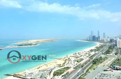 شقة - 2 غرف نوم - 3 حمامات للايجار في أبراج نيشن تاورز - شارع الكورنيش - أبوظبي