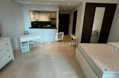 Apartment - Studio - 1 Bathroom for rent in Silverene Tower B - Silverene - Dubai Marina - Dubai