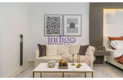 Living Room image for: Apartment - 1 Bathroom for sale in Prime Residency 3 - Al Furjan - Dubai, Image 1