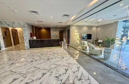 Apartment - 1 Bedroom - 2 Bathrooms for rent in Amal Tower - Dubai Sports City - Dubai