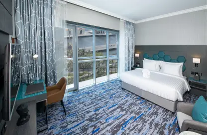 صورة لـ غرفة- غرفة النوم النزل و الشقق الفندقية - 2 غرف نوم - 2 حمامات للايجار في فندق إيدج كريكسايد - ديرة - دبي ، صورة رقم 1