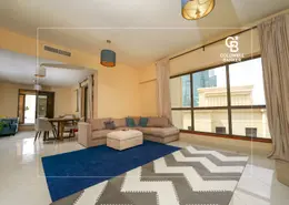 Living / Dining Room image for: Apartment - 1 Bedroom - 2 Bathrooms for sale in Sadaf 6 - Sadaf - Jumeirah Beach Residence - Dubai, Image 1