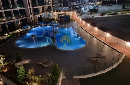 صورة لـ حوض سباحة شقة - غرفة نوم - 1 حمام للايجار في سامانا هيلز - ارجان - دبي ، صورة رقم 1