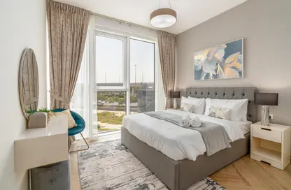 Room / Bedroom image for: Apartment - 2 Bedrooms - 3 Bathrooms for rent in 1 Residences - Wasl1 - Al Kifaf - Dubai, Image 1