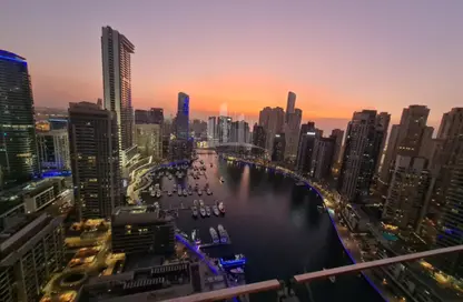 Apartment - 3 Bedrooms - 3 Bathrooms for sale in Silverene Tower A - Silverene - Dubai Marina - Dubai