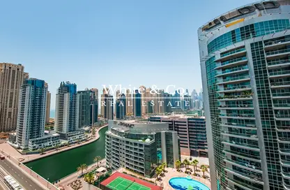 Outdoor Building image for: Apartment - 1 Bedroom - 2 Bathrooms for sale in Zumurud Tower - Dubai Marina - Dubai, Image 1