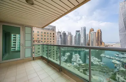 Apartment - 2 Bedrooms - 2 Bathrooms for rent in Al Mesk Tower - Emaar 6 Towers - Dubai Marina - Dubai