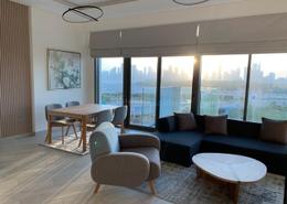 Living / Dining Room image for: Apartment - 1 bedroom - 1 bathroom for rent in Farhad Azizi Residence - Al Jaddaf - Dubai, Image 1