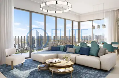 شقة - غرفة نوم - 2 حمامات للبيع في برج Seapoint 1 - سي بوينت - إعمار بيتشفرونت - دبي هاربور - دبي