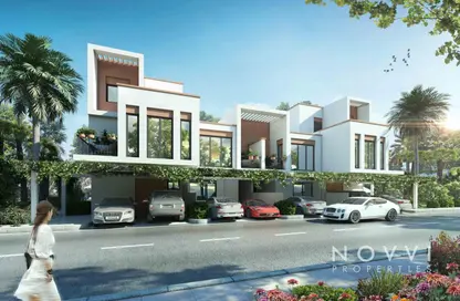 Townhouse - 4 Bedrooms - 4 Bathrooms for sale in Costa Brava 2 - Costa Brava at DAMAC Lagoons - Damac Lagoons - Dubai
