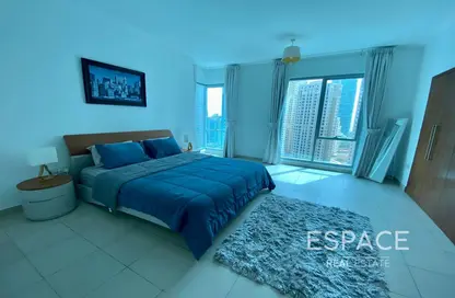 Room / Bedroom image for: Apartment - 1 Bedroom - 2 Bathrooms for rent in Attessa Tower - Marina Promenade - Dubai Marina - Dubai, Image 1