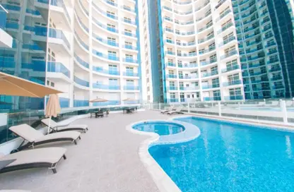 Apartment - 2 Bedrooms - 2 Bathrooms for rent in Oasis Tower - Al Rashidiya 1 - Al Rashidiya - Ajman