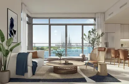 Living Room image for: Apartment - 2 Bedrooms - 2 Bathrooms for sale in The Cove II Building 9 - The Cove ll - Dubai Creek Harbour (The Lagoons) - Dubai, Image 1
