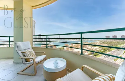 Balcony image for: Apartment - 2 Bedrooms - 3 Bathrooms for rent in Marina Crown - Dubai Marina - Dubai, Image 1