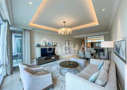 Living Room image for: Apartment - 2 bedrooms - 2 bathrooms for rent in The Address Residence Fountain Views 1 - The Address Residence Fountain Views - Downtown Dubai - Dubai, Image 1