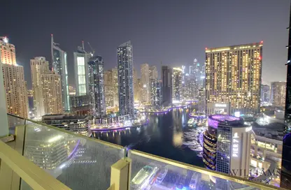 Apartment - 2 Bedrooms - 2 Bathrooms for rent in Silverene Tower A - Silverene - Dubai Marina - Dubai