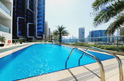 صورة لـ حوض سباحة شقة - غرفة نوم - 2 حمامات للايجار في فير فيو - الخليج التجاري - دبي ، صورة رقم 1