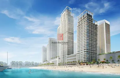 Apartment - 3 Bedrooms - 3 Bathrooms for sale in Beach Mansion - EMAAR Beachfront - Dubai Harbour - Dubai