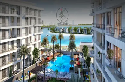 Pool image for: Apartment - 1 Bathroom for sale in Blue Bay - Al Nujoom Islands - Sharjah, Image 1