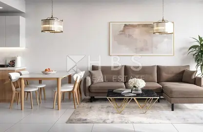 Living / Dining Room image for: Apartment - 1 Bathroom for sale in Torino - Arjan - Dubai, Image 1