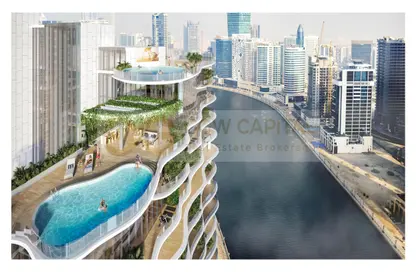 شقة - غرفة نوم - 2 حمامات للبيع في شيك تاور - الخليج التجاري - دبي