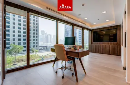 Office Space - Studio - 1 Bathroom for rent in The Binary Tower - Business Bay - Dubai